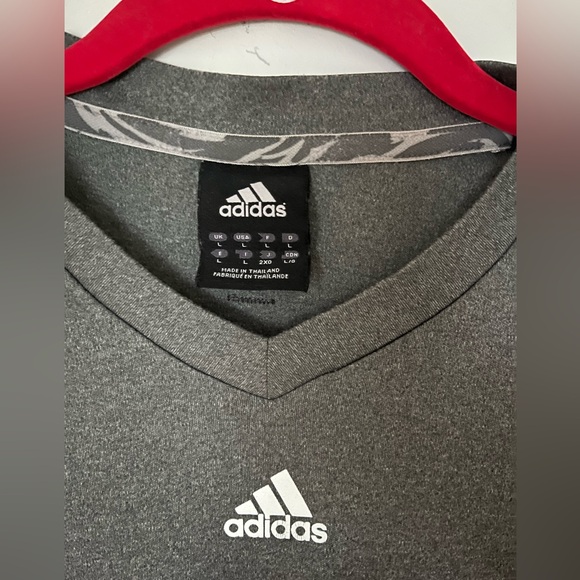 🌺 Adidas Men NETS Gray Jersey - Size L - Picture 2 of 10